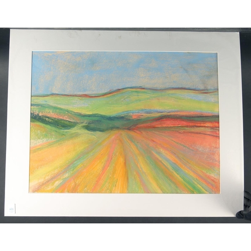 510 - Jeff Hoare (1923-2019) British, 'Provence Summer', pastel, titled verso, 18