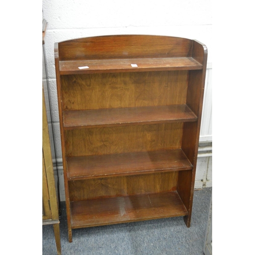 275 - A mahogany open bookcase.