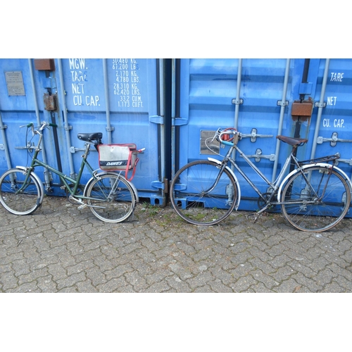 36 - Two old bicycles.