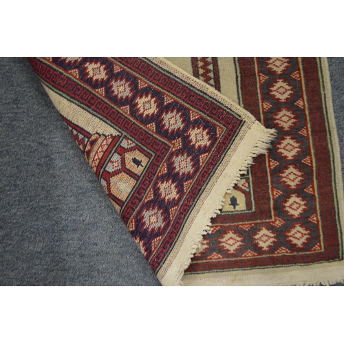 371 - Three various Persian rugs, various sizes.