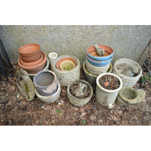 53 - Various plant pots etc.