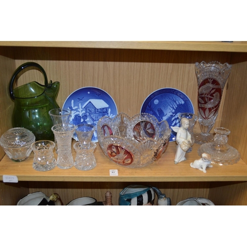 82 - A quantity of decorative china and glass.