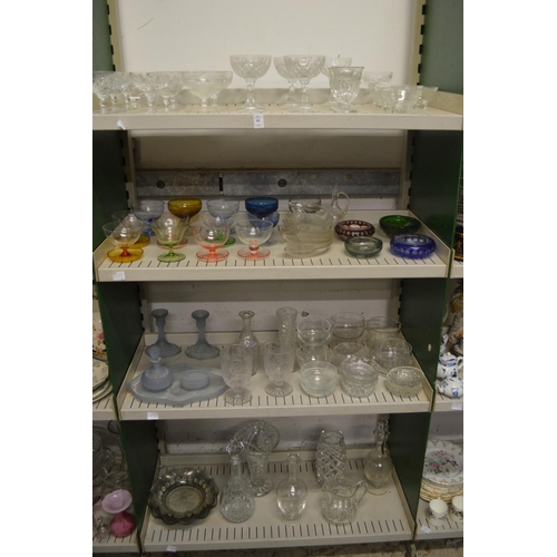 91 - A large quantity of decorative and household glassware.