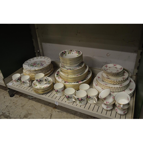 93 - Quantity of Wedgwood Hathaway rose china and other decorative china.