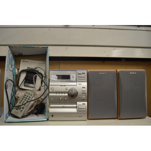 98 - A Sony mini hi-fi system.