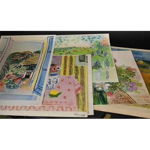 17 - A group of six Ganymed prints after Dufy and Matisse, (6).