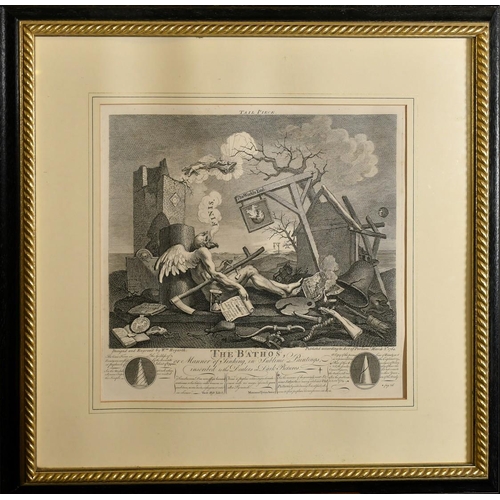 33 - Hogarth, 'The Bathos', engraving 12.5