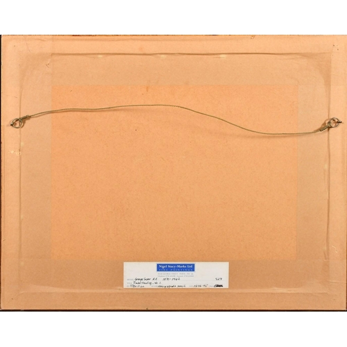 44 - George Soper (1870-1942), 'Timber Hauling, No. 1', etching, signed in pencil, plate size 6