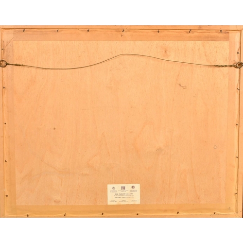 53 - Edouard Travies (19th Century) French, 'Le Venneau', hand-coloured lithograph, 13.75