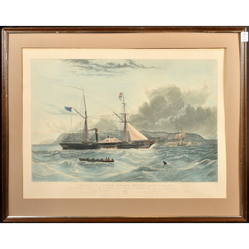 58 - Hunt after Knell, 'H M Steam Frigate Geyser' and Papprill after Knell, 'H M Steam Frigate Cyclops', ... 