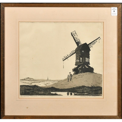 8 - Geoffrey Garnier (1889-1971), 'The Old Mill, Molesworth', etching, signed and inscribed 'Trial' in p... 