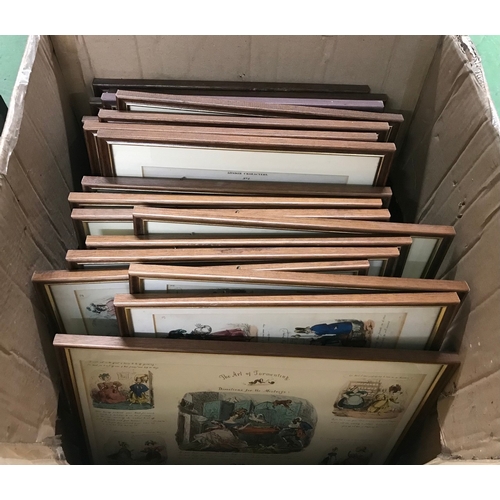 36 - Henry Charles Heath (1829-1898), 'The Art of Tormenting', six plates, along with 'Demonology and Wit... 