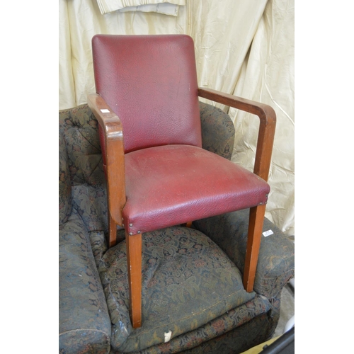 235 - A pair of 1940's desk chairs.