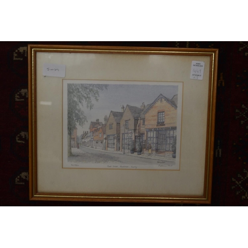 449 - Three prints depicting scenes of Haslemere.