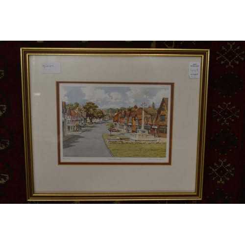 449 - Three prints depicting scenes of Haslemere.