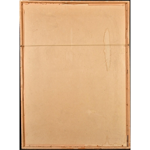 196 - 20th Century British School, a study of a figure with head bowed, watercolour, 30