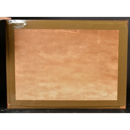 209 - Edouard Febvre (1885-1967) French, Figures conversing on a track with houses either side and the Hot... 