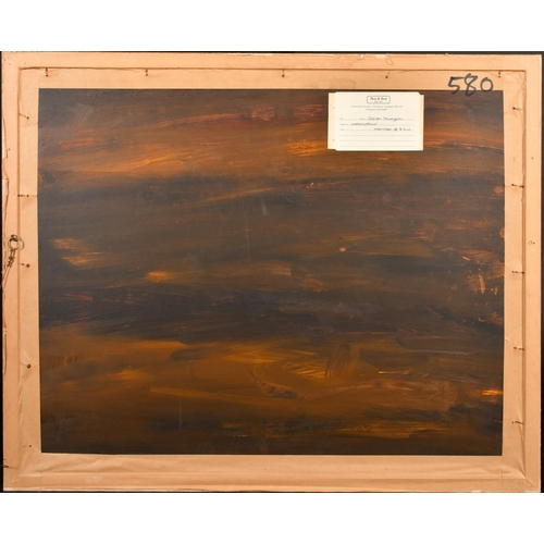 220 - Josiah Sturgeon (1919-1999) British, Boats in a walled harbour at low tide, watercolour, signed, Bes... 