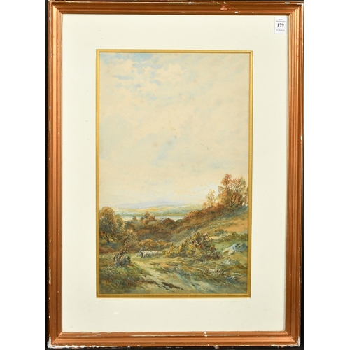 226 - Albert Pollitt (1856-1926) British, Thought to be, 'In the Clwyd Valley, North Wales', watercolour, ... 