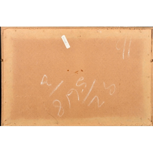 228 - Attributed to A.V. Copley Fielding (1787-1855) British, Figures resting on a track with a dog before... 