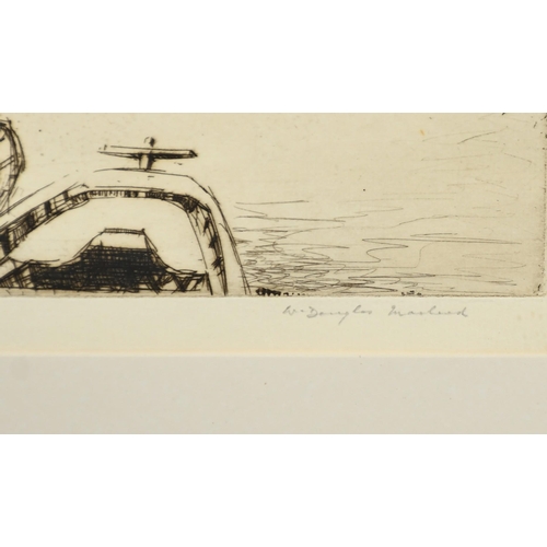 23 - William Douglas Macleod (1892-1963), 'Ponte Vecchio, Florence', etching, signed in pencil, 9.25