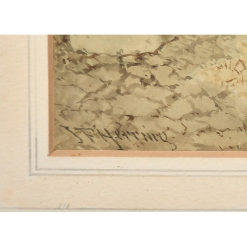 248 - J. F. Herring Jnr (1815-1907), British, A group of four horses, three wearing yokes and one with a s... 