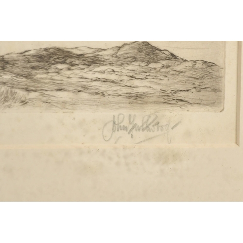 117 - John Fullwood (1854-1931), 'Loch Lomond', drypoint etching, signed and inscribed in pencil, 12