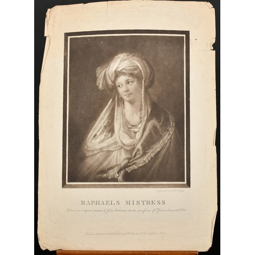 142 - Charles Howard Hodges after Giulio Romano, 'Raphael's Mistress', 16.5