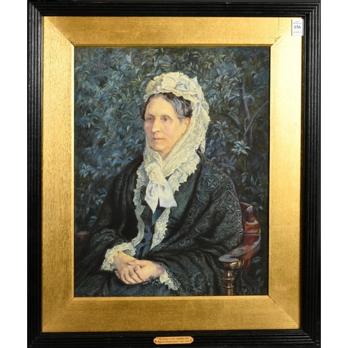 156 - Edith Martineau (1842-1909), a portrait of the artist's sister 'Isabella', watercolour, signed and d... 