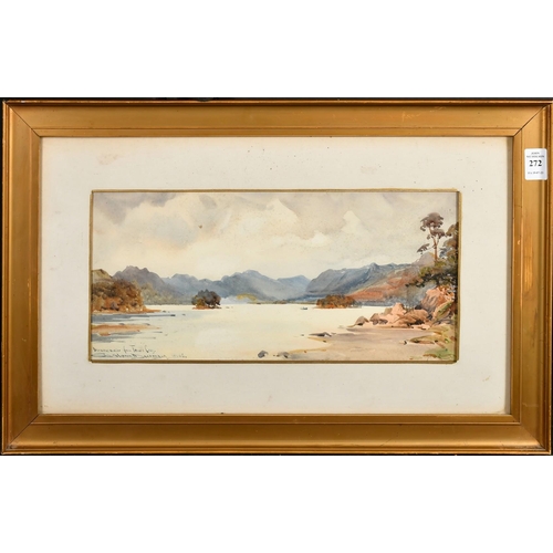 272 - William Alister MacDonald (1860-1956) British, 'Derwentwater from Friars Cragg', watercolour, inscri... 