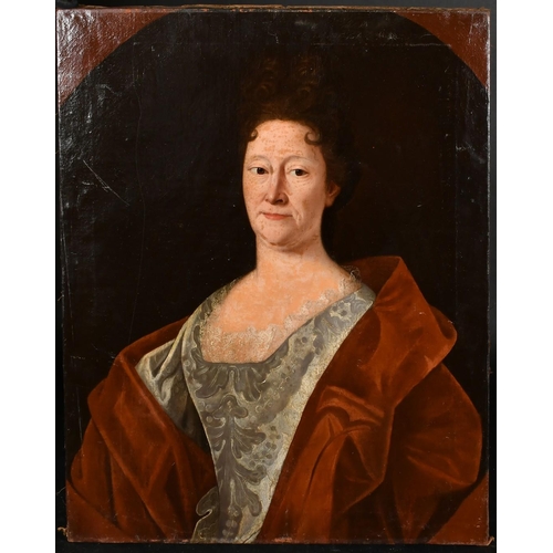 36 - 19th Century French School, a bust length portrait of a lady, oil on canvas, 28.5