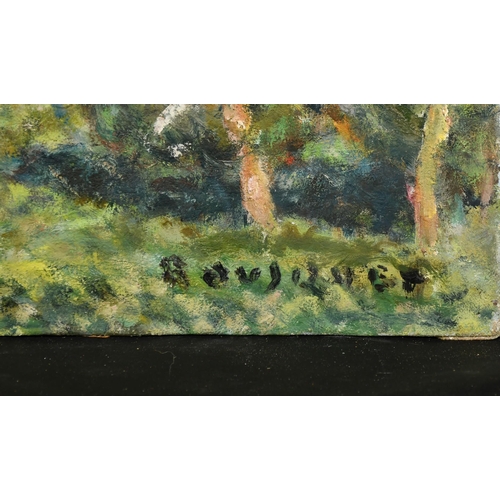 52 - Georges Bousquet (1904-1976) French, 'Seine en Amont de St Mammes, 1963', oil on canvas, unsigned, 1... 