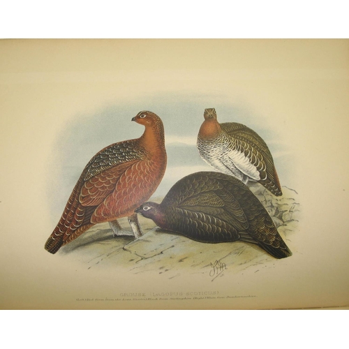 127 - MILLAIS (J.G.) Game Birds and Shooting Sketches, folio, 18 col. plates, complete, publisher's red ha... 