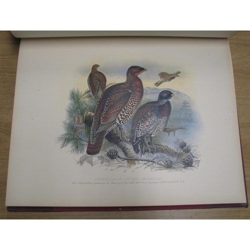 128 - MILLAIS (J.G.) Game Birds and Shooting Sketches, folio, 18 col. plates, complete, publisher's red ha... 