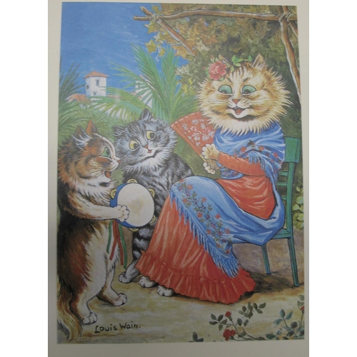 244 - WAIN (Louis) Les Chats, printers proof copy, no text but 9 full page colour illustrations, Paris, Bi... 