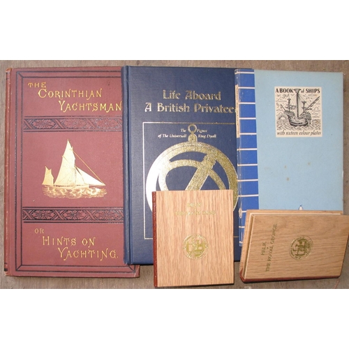 325 - [MARITIME / NAVY etc.] 2 x facsimile reprints with wooden boards of 