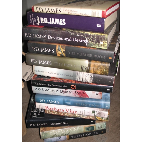 331 - [CRIME FICTION] collection of works by BARBARA VINE, and P. D. James, incl. 1st Edns. (Q).