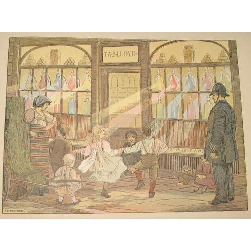 432 - LUCAS (E.V.) The Book of Shops. Illustrated by F.D. Bedford. oblong folio, 24 full page col. plates ... 