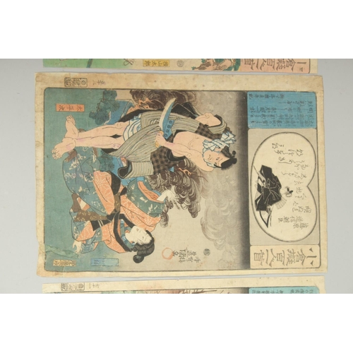 135 - KUNIYOSHI UTAGAWA (1798-1861), & KUNISADA UTAGAWA (1786-1865): FROM THE SERIES OF OGURA 100 POEMS; t... 