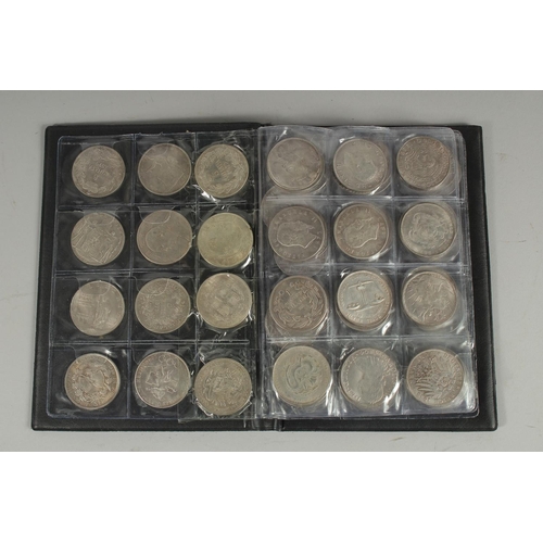 1257 - A BOOK OF 72 CHINESE REPLICA COINS.