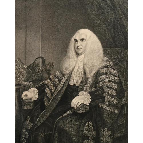 103 - Bartolozzi after Reynolds, and engraving of Edward Lord Thurlow,  19