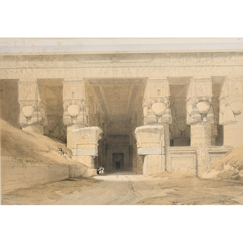 11 - David Roberts, 'Dendera', 19th Century lithograph, published by F.G. Moon, 14