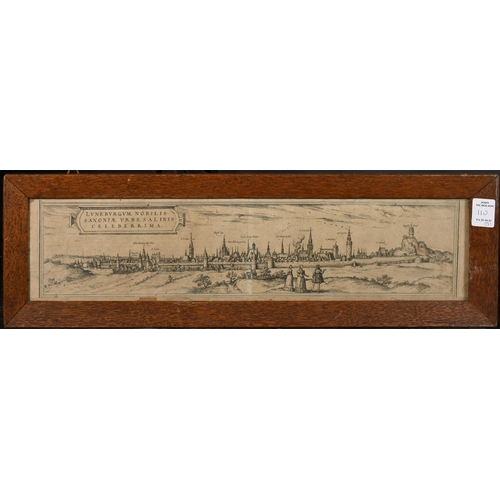 110 - Two 18th /19th Century hand coloured views of London, 7