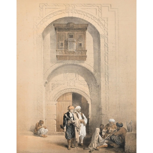 14 - David Roberts, 'Modern Mansion, Showing the Arabesque Architecture of Cairo', 19th Century lithograp... 