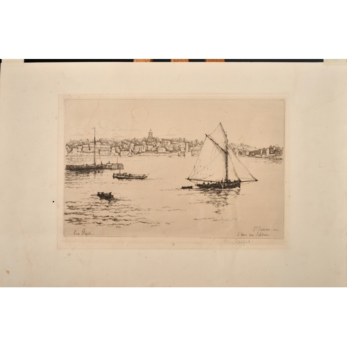 23 - Eugene Bejot (1867-1931), 'St Servan l'Anse des Sablons', etching, signed in pencil, plate size 6.5