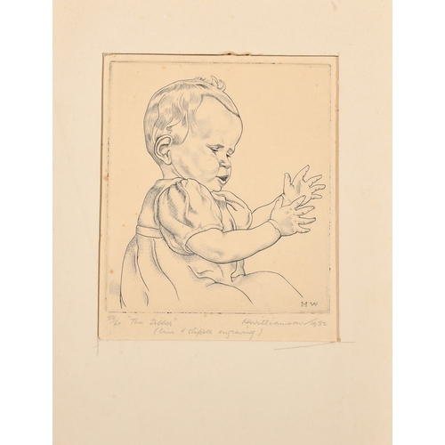 49 - Harold Williamson (1898-1972), a group of four etchings of children, each signed in pencil, the smal... 