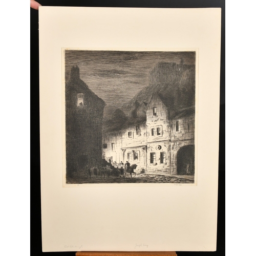 52 - Joseph Gray (1890-1962), 'Old Edinburgh', etching, signed in pencil, plate size 12