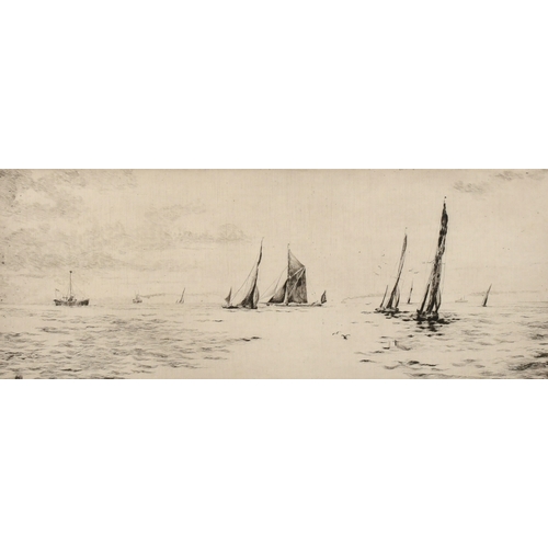 57 - Arthur Bond (1888-1958), a group of five pencil signed etchings, the largest plate size 8.25