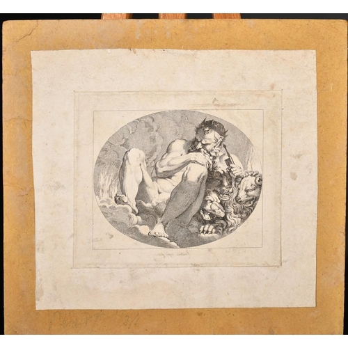 89 - Oliver Dauphin after Annibale Carracci, 'Pluto with Cerberus', etching 4