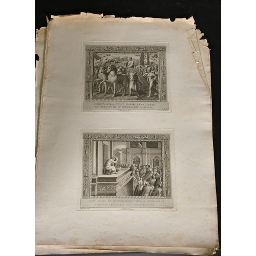 93 - After Raphael, seven Old Master engravings, all figure subjects, sizes from 9.75